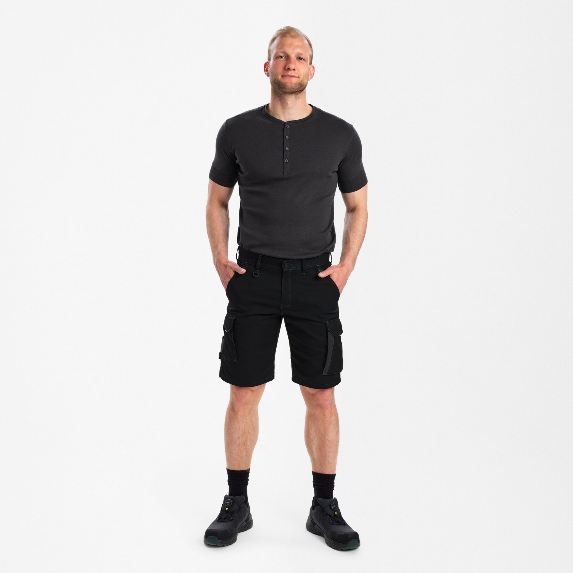 X-treme Arbeitsshorts mit Stretch Schwarz/Anthrazit Grau, Gr. 42