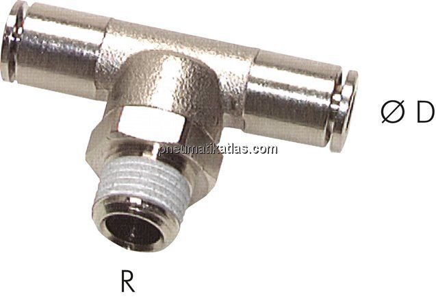 T-Steckanschluss R 1/4"-4mm, Baureihe C