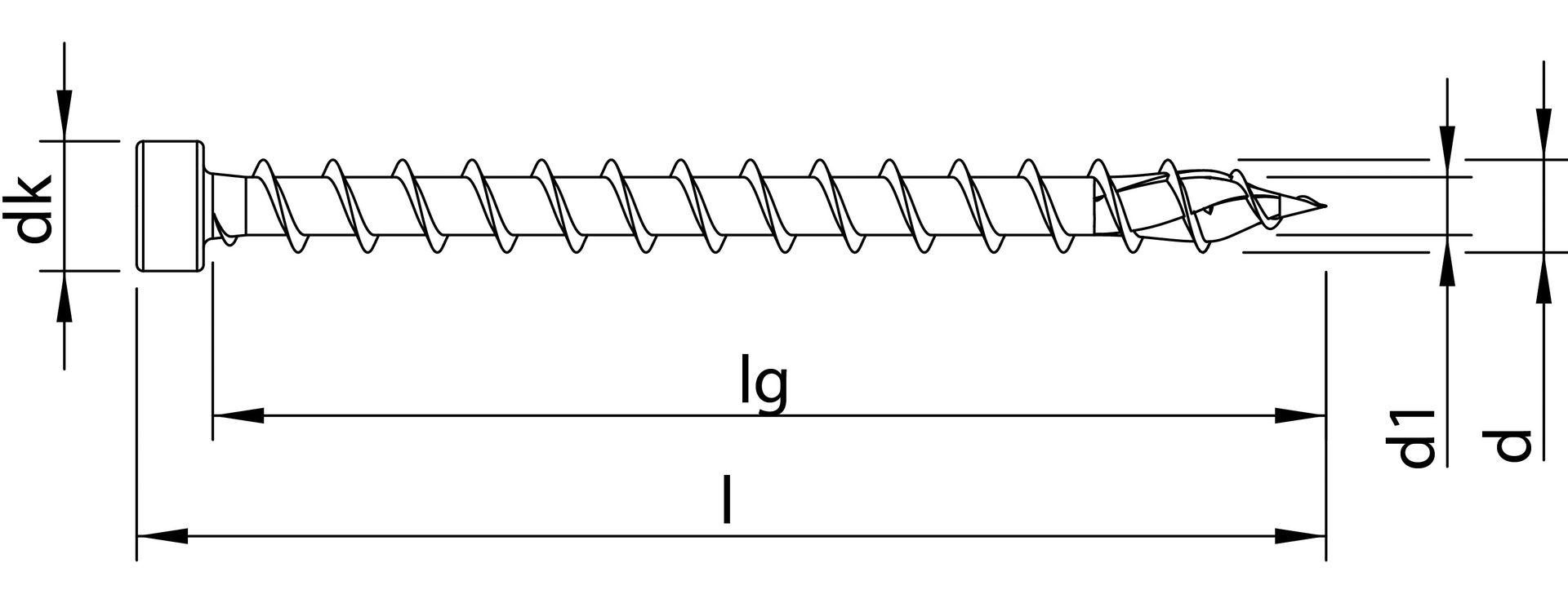 HECO-TOPIX-plus 8x260 VG