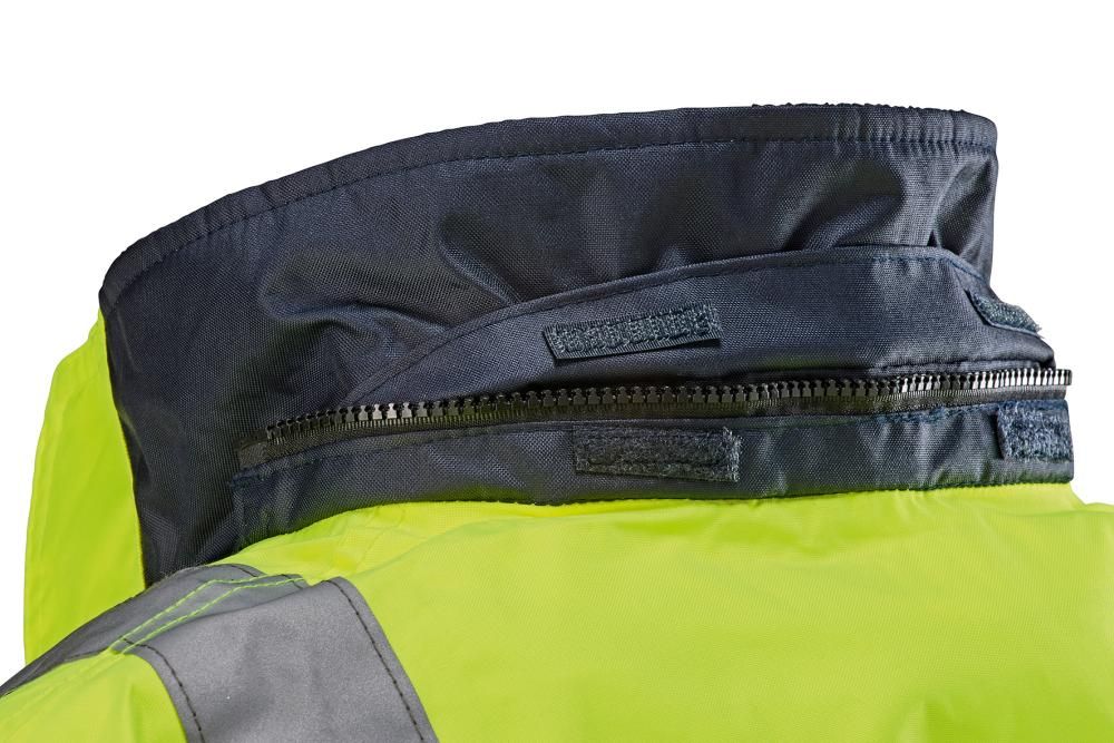 Warnjacke Arthur 2.0 gelb-marine, Gr.S FORTIS