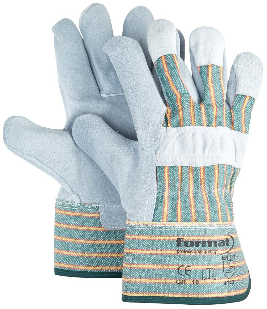 FORMAT Lederhandschuhe, Gr. 9