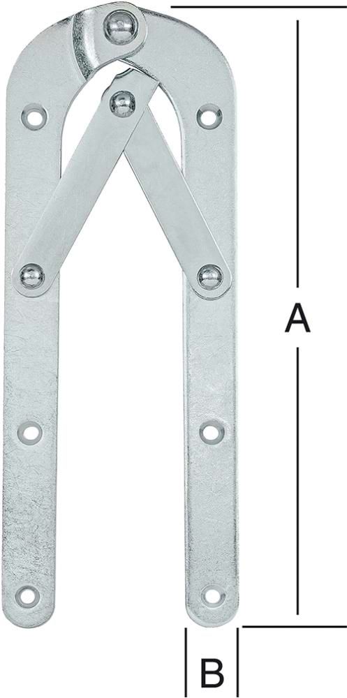 Leiterbd. gebog. Festst. 250X21vz
