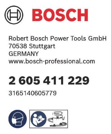 BOSCH Vliesfiltersack, (5 Stück)