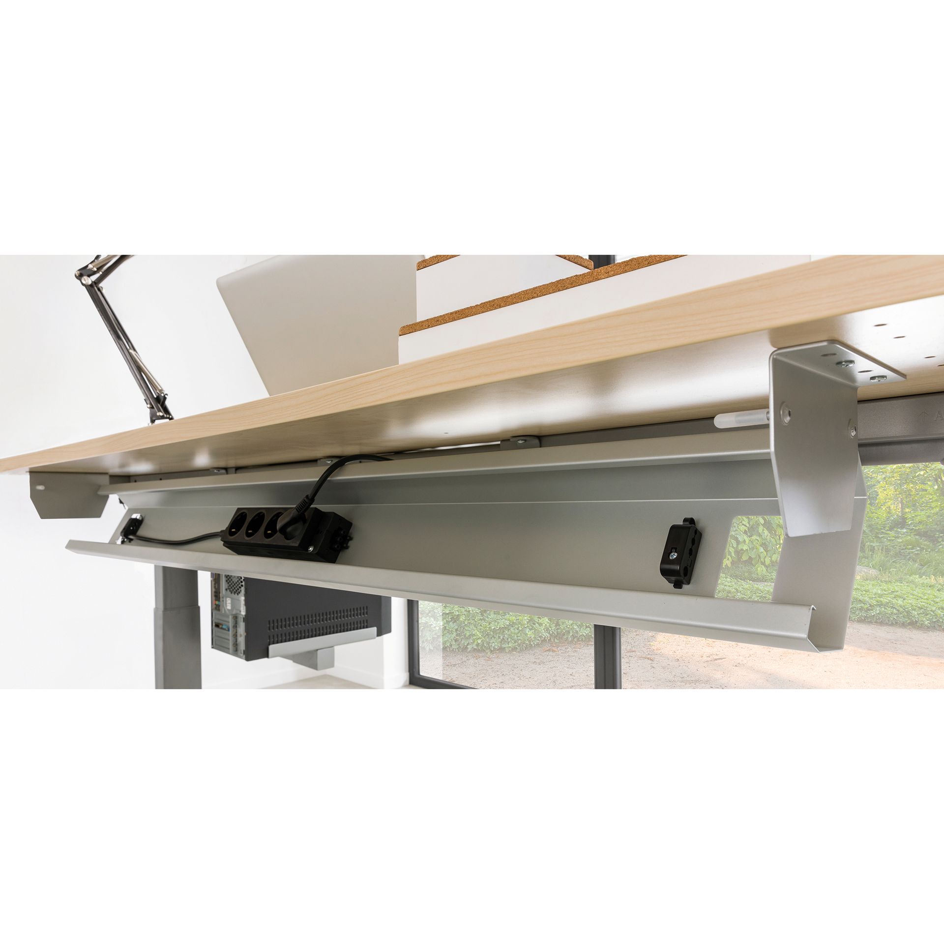 Kabelwanne klappbar silber