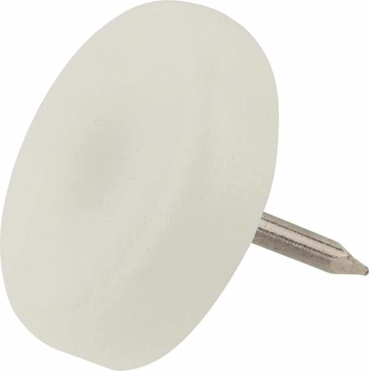 Kunststoffgleiter weiß 18 mm