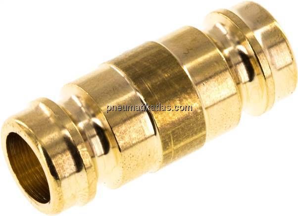Temperierkupplungsverbinder 13mm Zapfen - 13mm Zapfen