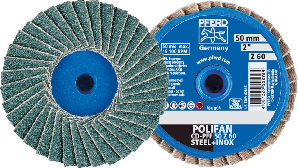 COMBIDISC Mini-Polifan Zirkonkorund 50mm K40 Pferd