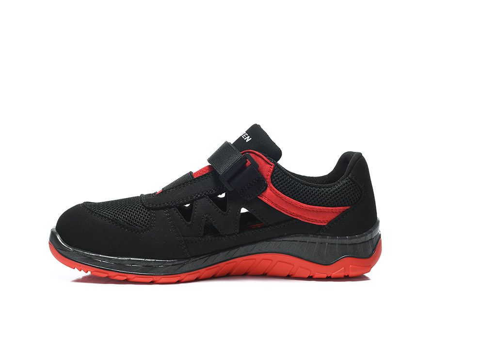 ELTEN Sicherheitssandale LONNY W red Easy ESD S1PS, Gr. 40