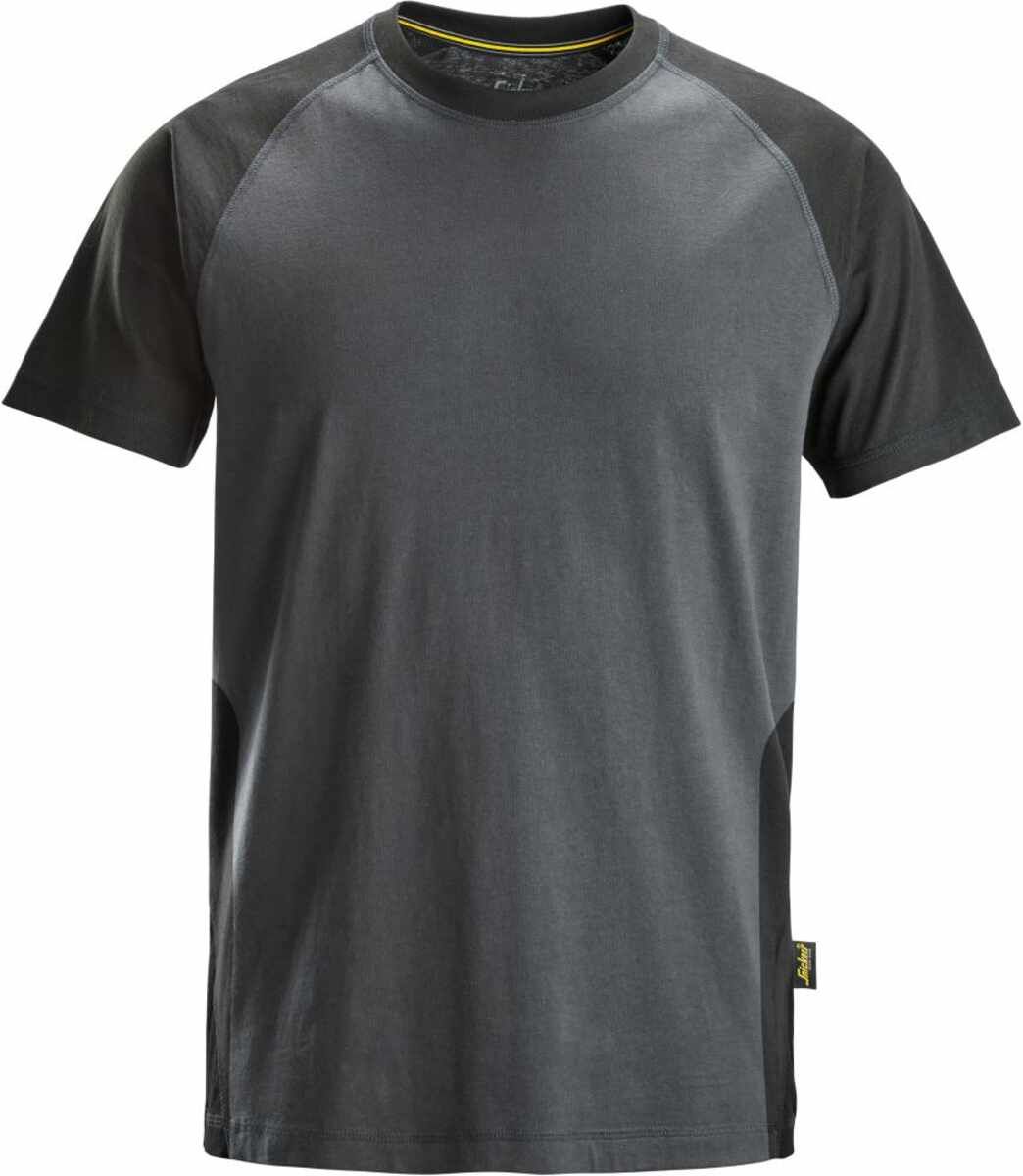 2-Farben T-Shirt XL, stahlgr-schw Snickers Snickers