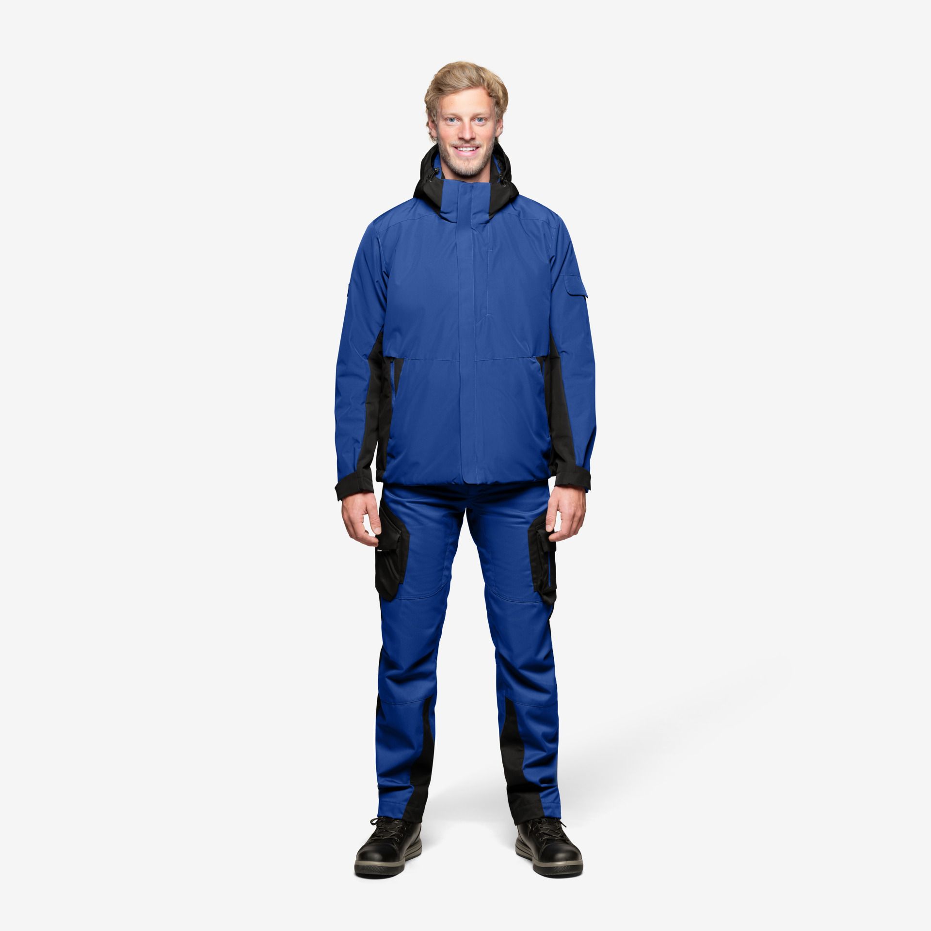 FHB Arbeitshose FABIAN royalblau-schwarz - Gr. 54