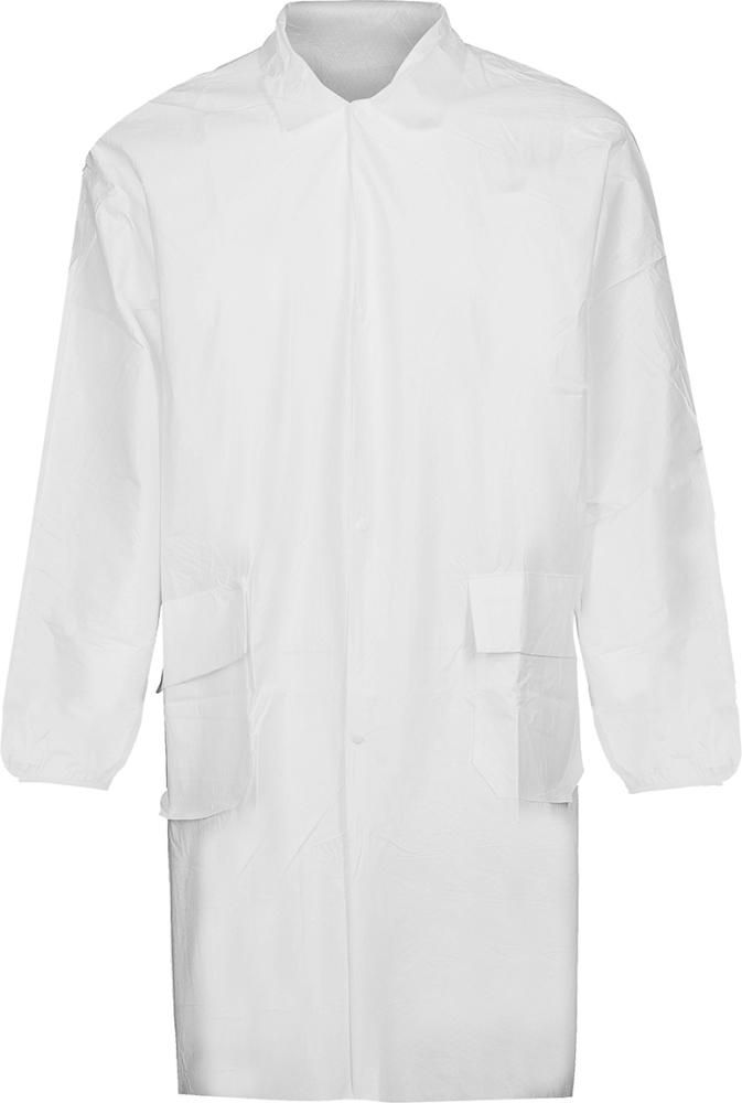 Kittel CoverStar, 65 g/ qm, Gr. S, weiß