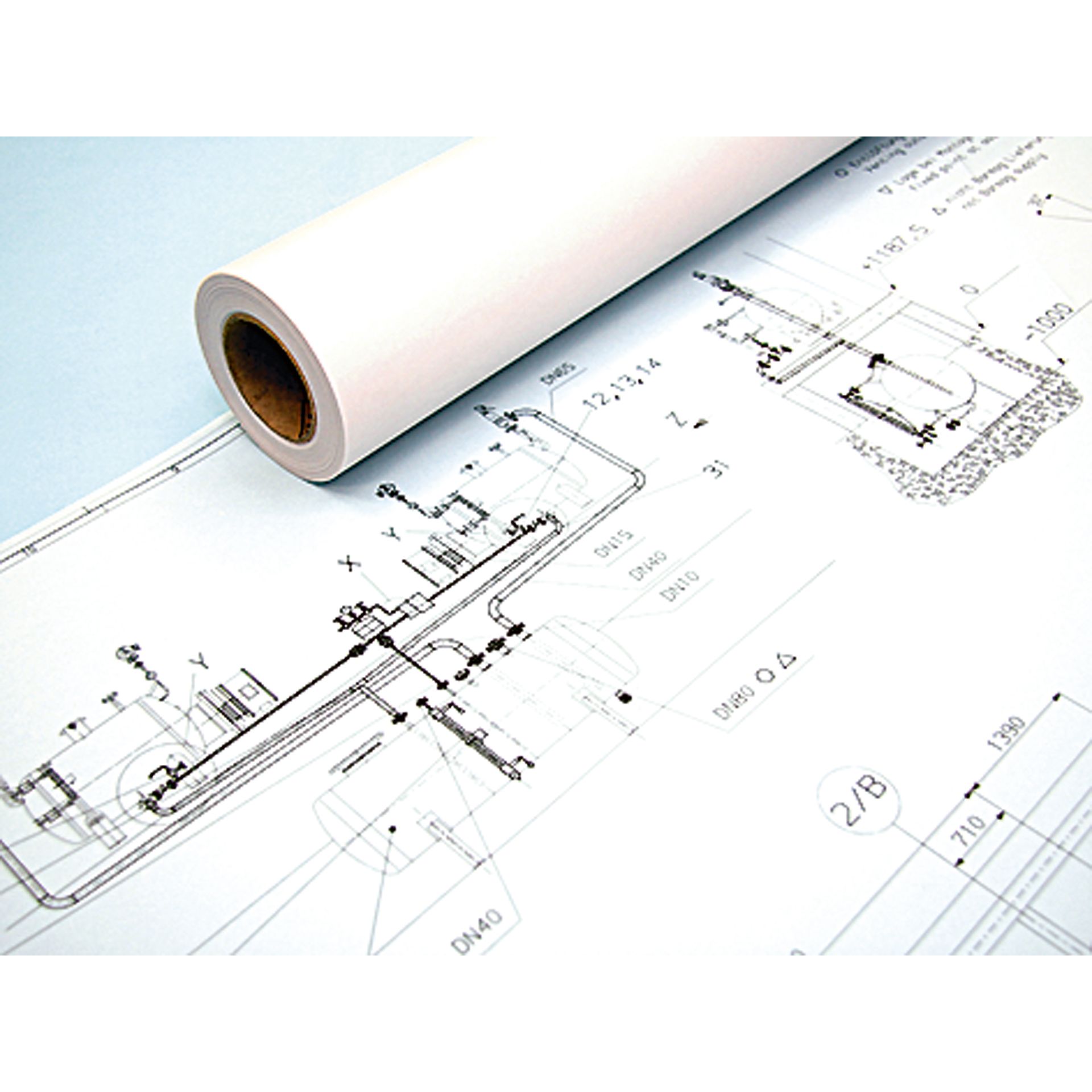 Plotterpapier IJM009FDraft 914mmx120m 75g