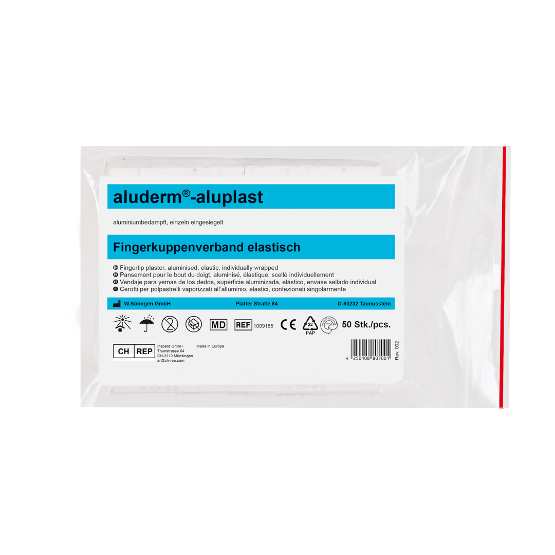 aluderm®-aluplast elastisch Fingerkuppenverband 50 Stück