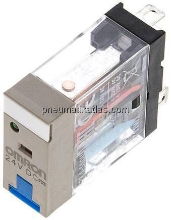 Omron Industrierelais, 24 V=, 1 Wechsler