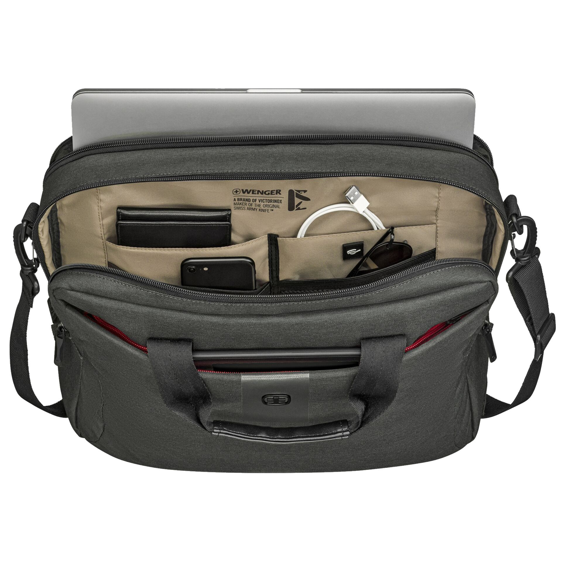 Laptoptasche MX ECO Brief kohle