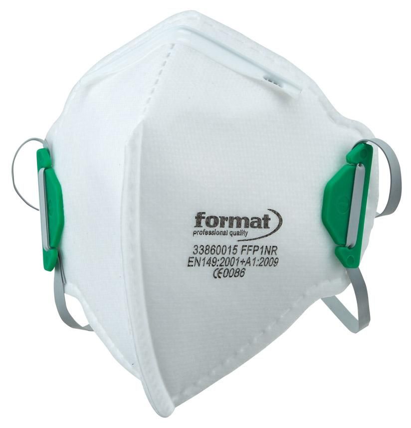 Atemschutzfaltmaske,ohne Ventil, FFP1, FORMAT
