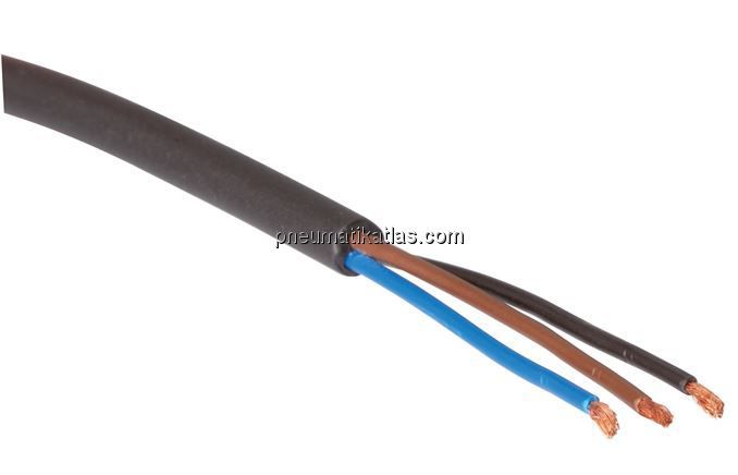 Kabel mit M8-Kupplung, 3-adrig, 1 m, gerade