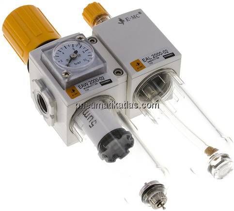 Eco-Line Wartungseinheit, G 1/4", Ablass manuell