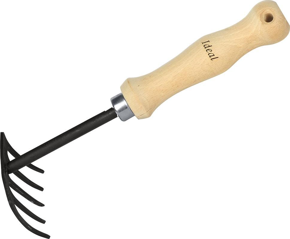 IDEAL-Handrechen Buchenstiel 15,5 cm