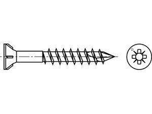 ART 88190 SPAX A 2 3,5 x 40/23 -Z2 Glasleistenschraube / CUT-Spitze A 2 S