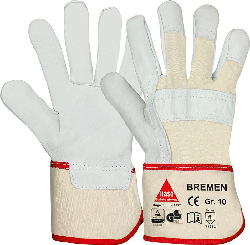 Handsch.Bremen,Rindnarbenleder, Gr.10