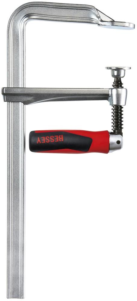 Schraubzwinge Ganzstahl mit 2-Komponenten-Heft 250x120mm Klappgriff Bessey