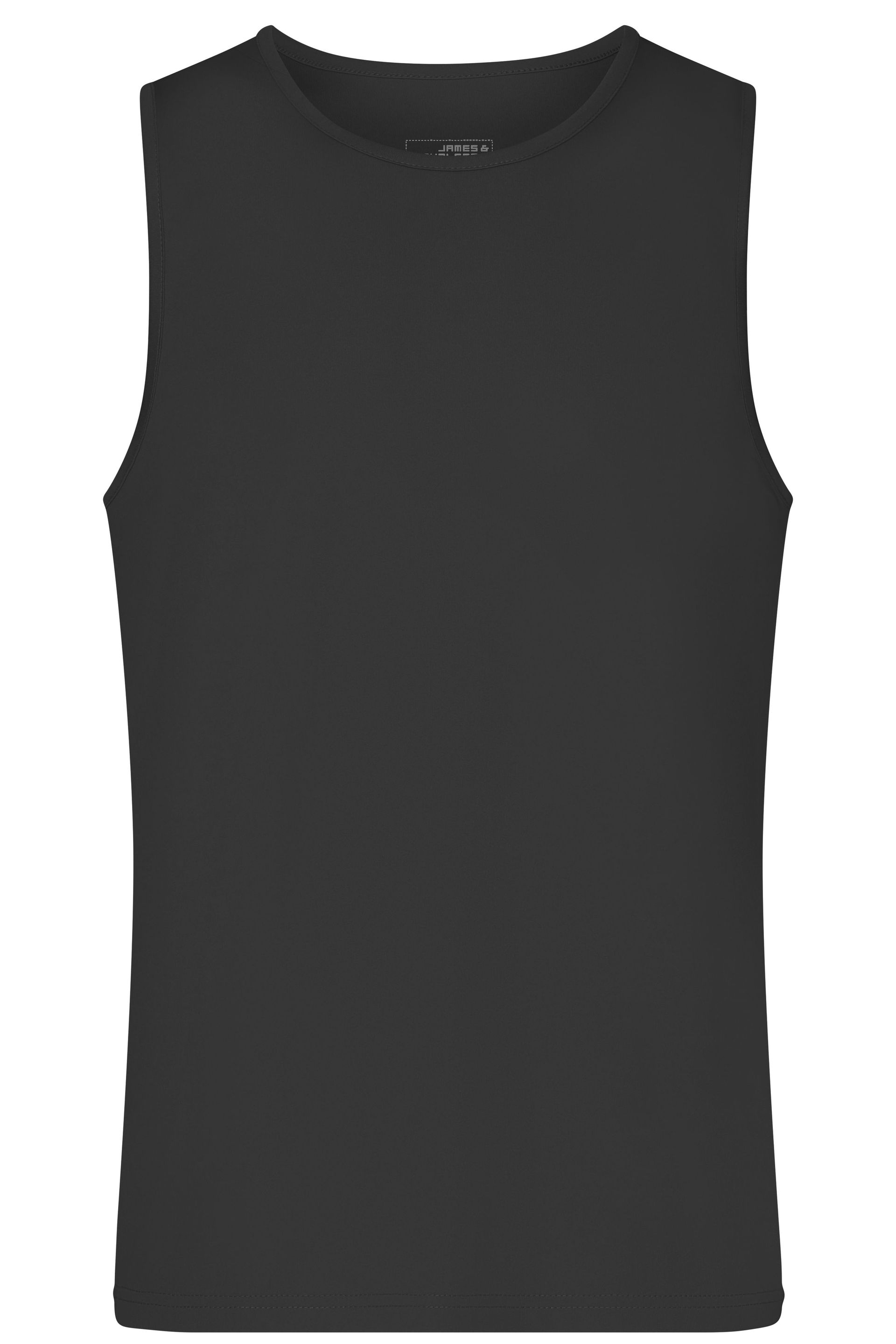 James & Nicholson JN738 Herren-Tank Top, Schwarz, Gr. 3XL