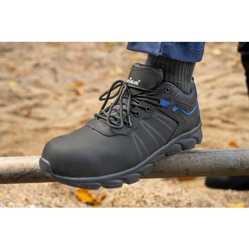 Halbschuh VEZZO Schwarz, Blau, S3 SRC Gr.39 WICA