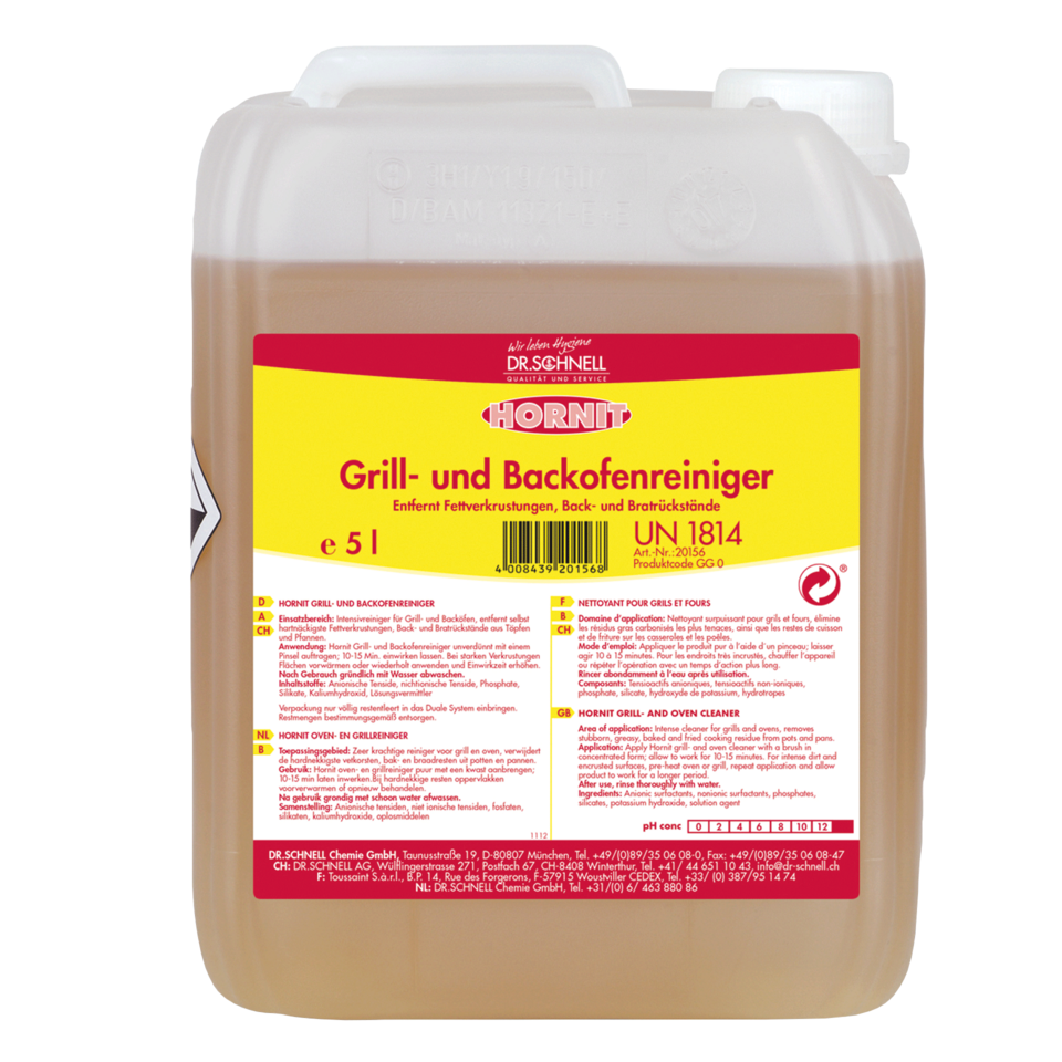 HORNIT GRILL- & BACKOFENREINIGER Kanister 5 Liter