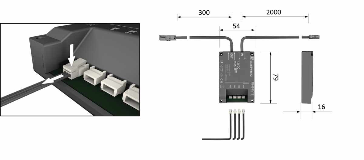 MultiSwitch2 Master 12VDC mw²