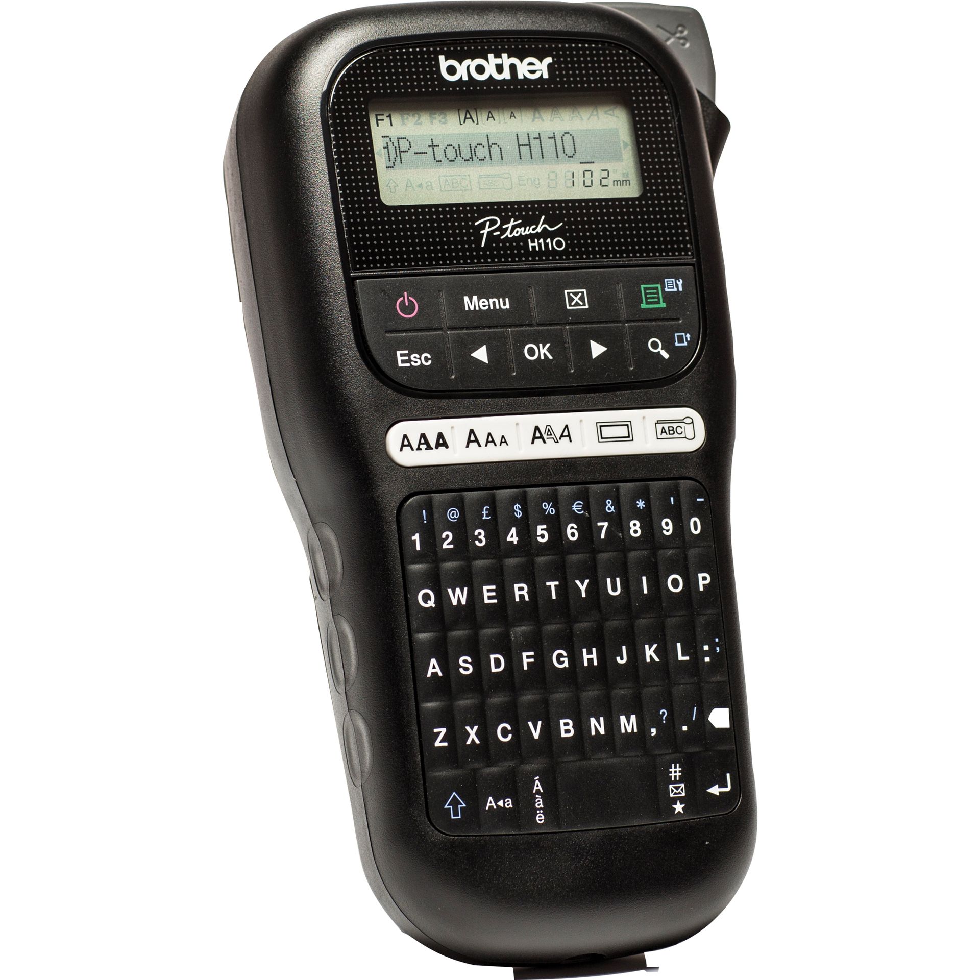 Beschriftungsgerät 3,5-12mm schwarz/silber