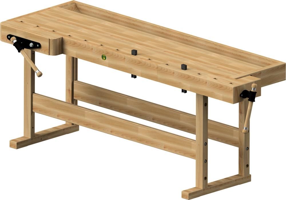 Ulmia Schreinerhobelbank B2085 x T 855 x H900 mm Plattenmaß B2000xT640 mm Modell 3-200