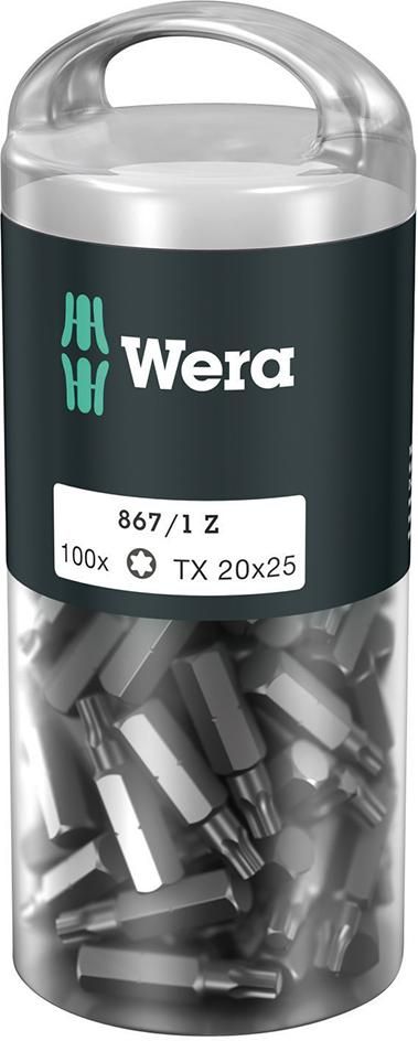 Wera Bit-Großpack T20x25mm zähhart