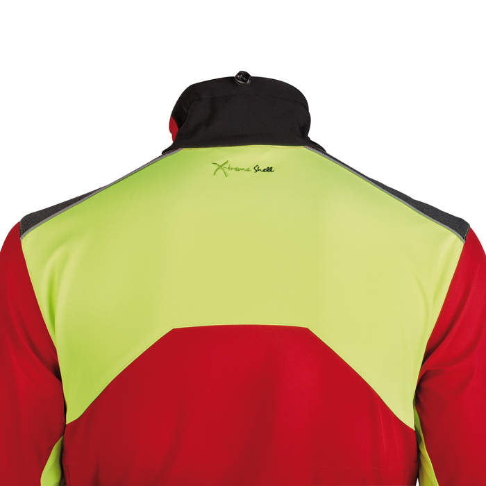 PSS X-treme Softshelljacke Shell rot/gelb - Gr. XL