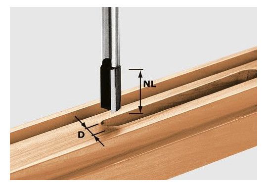 FESTOOL Nutfräser, 14,0mm