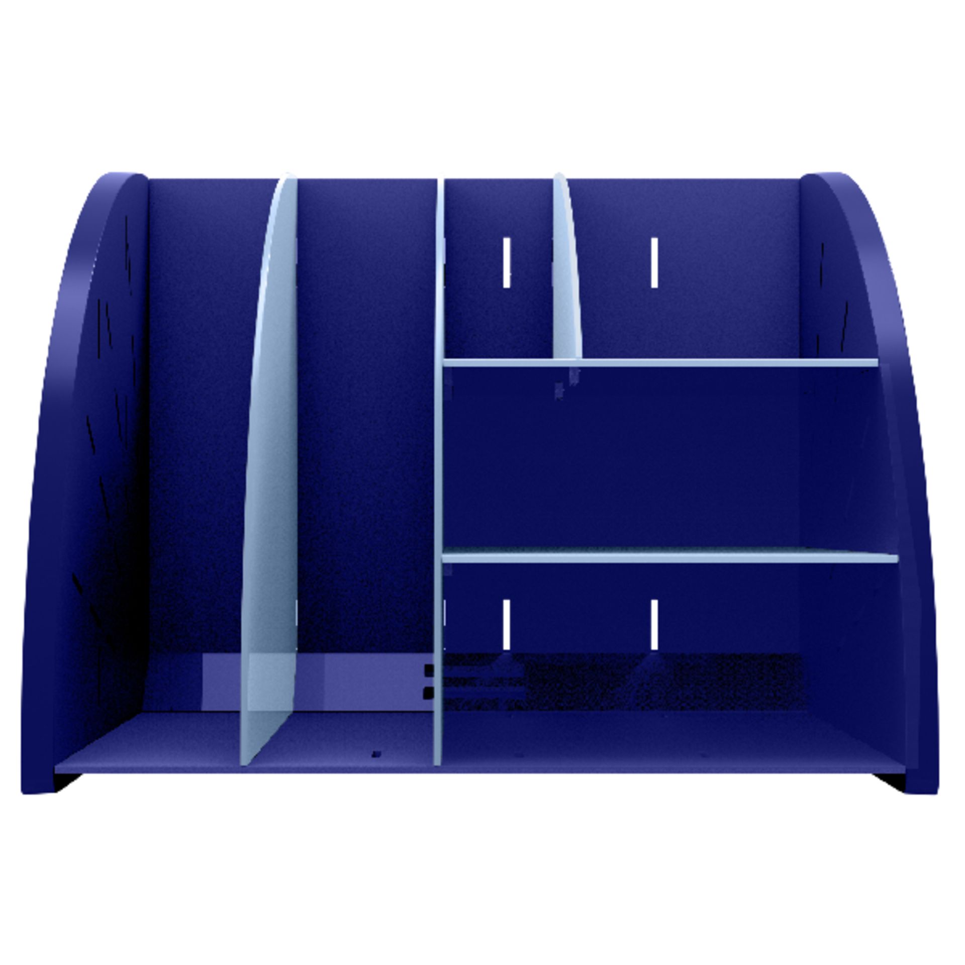 Tischorganizer Bee Blue farbig
