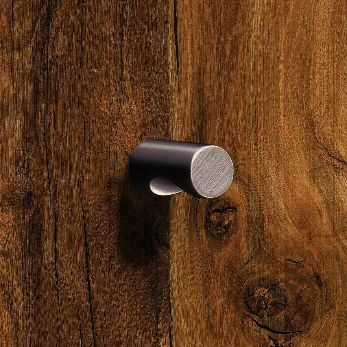 Möbelknopf Almus 12X23 mm Edelstahl Optik