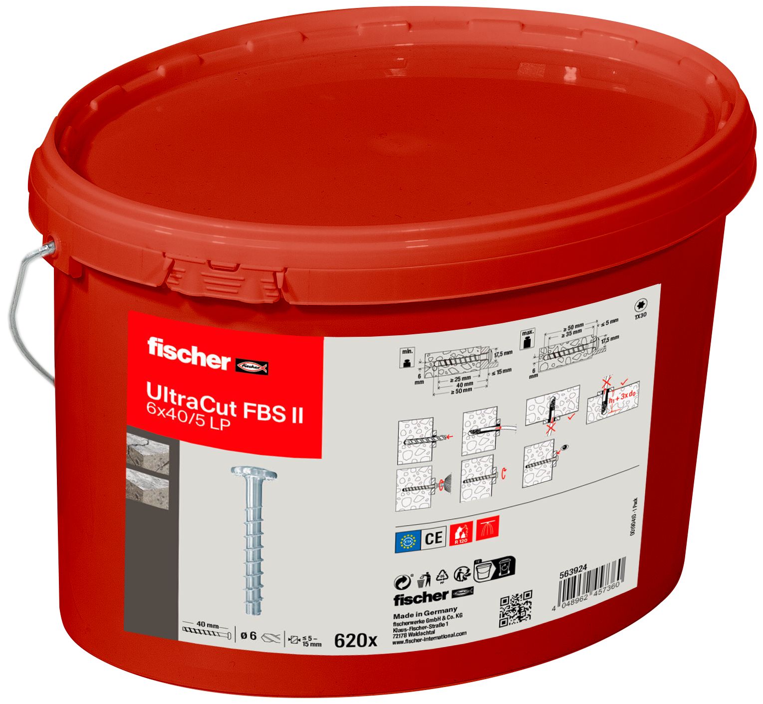 UltraCut FBS II 6x40/5 LP Eimer (620)