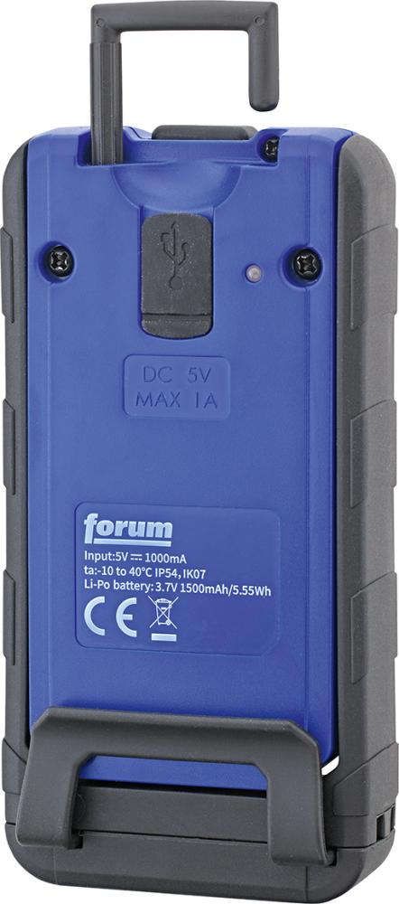 Akku-Handleuchte 110-300 Lumen FORUM