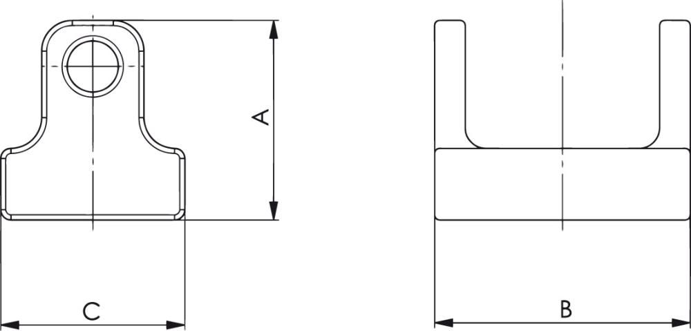 Druckstück 7600DG-30 Druckfläche glatt AMF