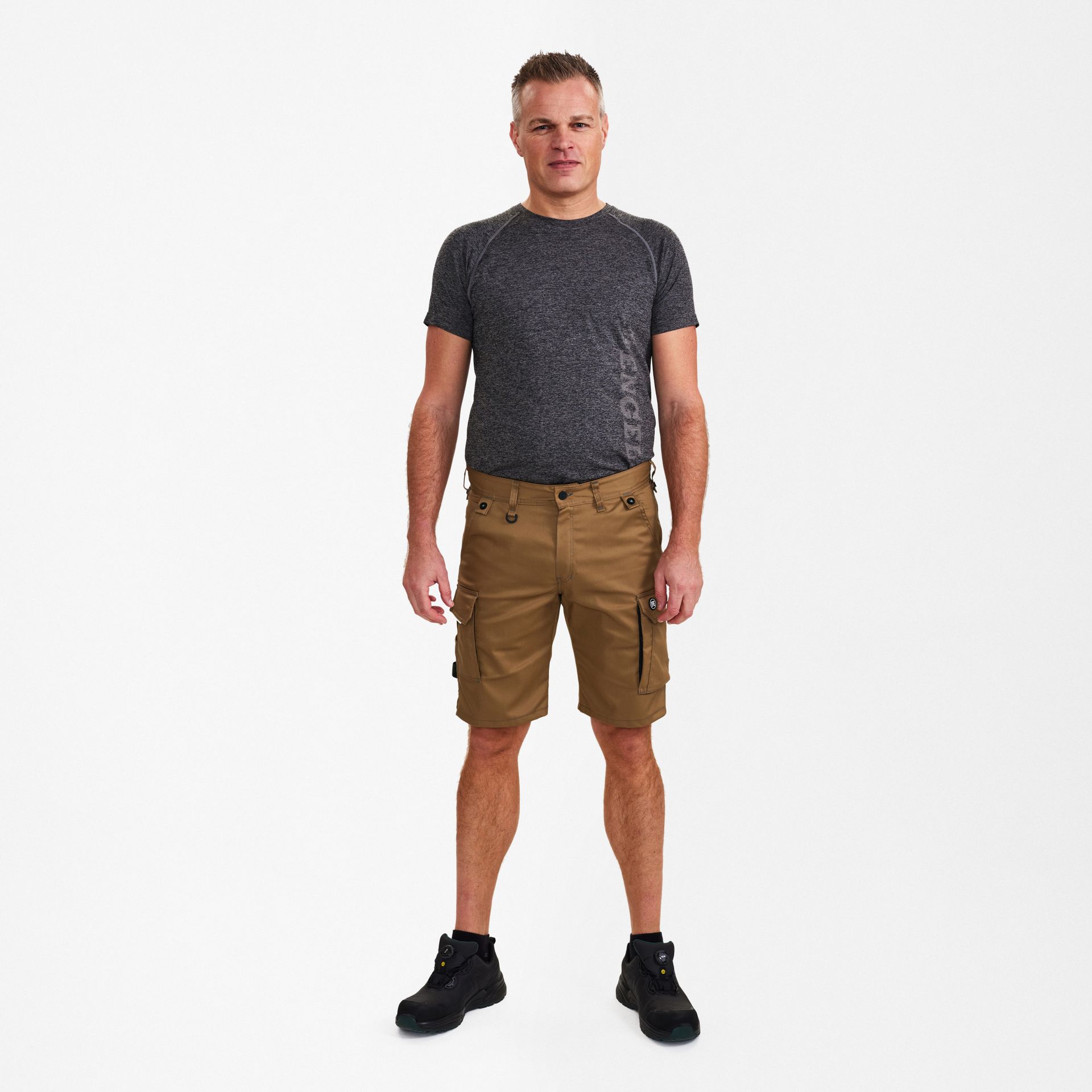 X-treme Arbeitsshorts aus Stretch Toffee Brown, Gr. 54