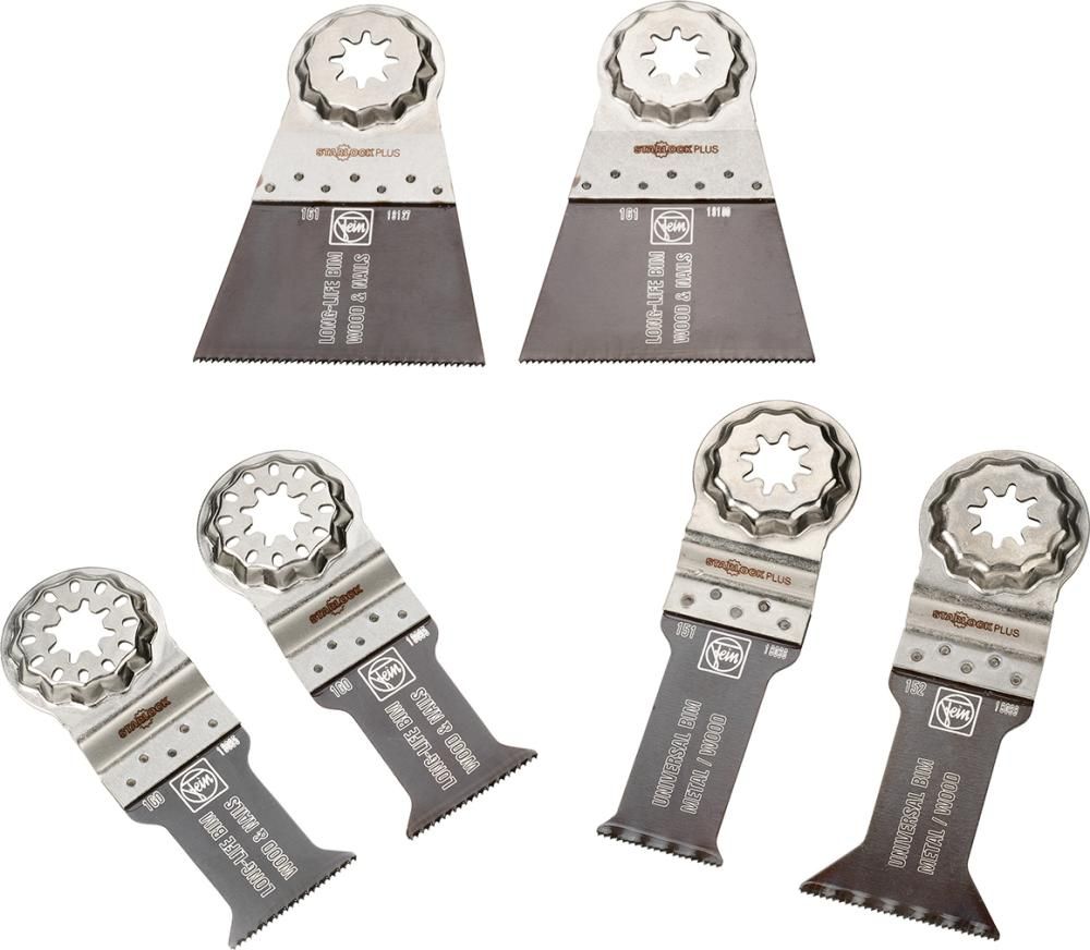 Multimaster Zubehör-Set Wood and Metal Fein 6-teilig StarlockPlus