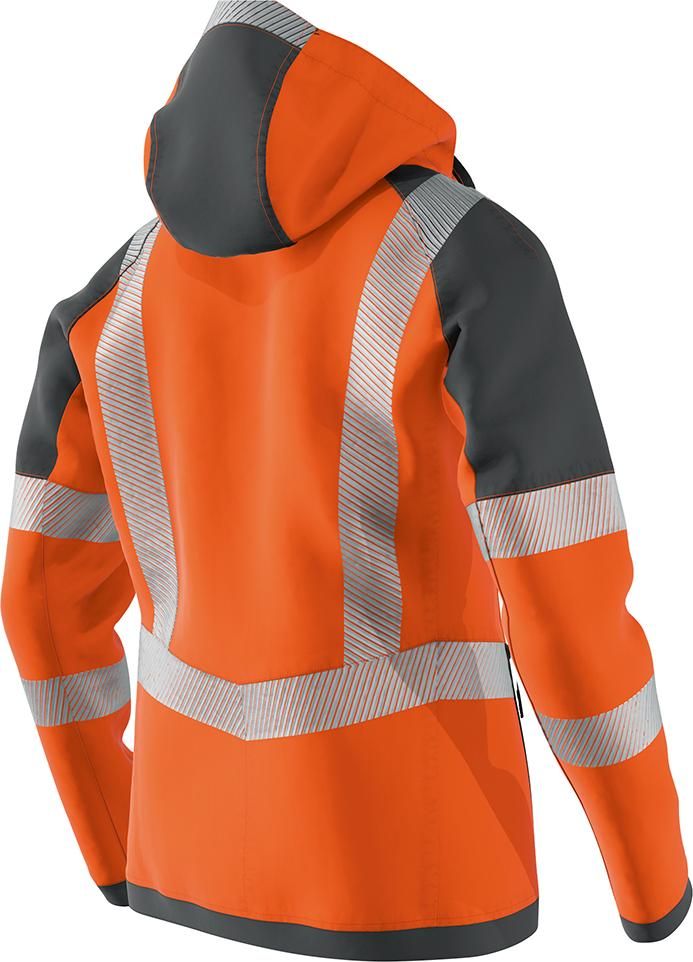 BP Warnschutz-Softshelljacke, Orange, Gr. XS