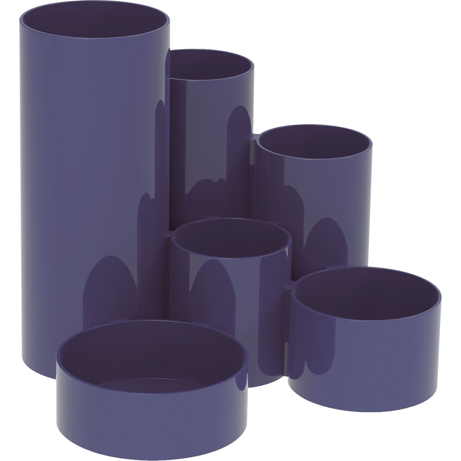Stifteköcher MAULtubo 6Fächer blau