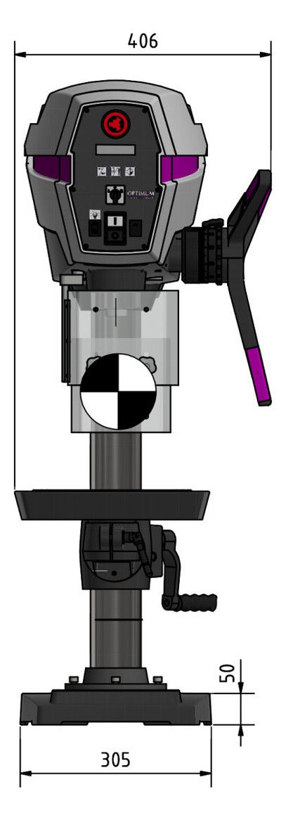 OPTIMUM Tischbohrmaschine (MK3)