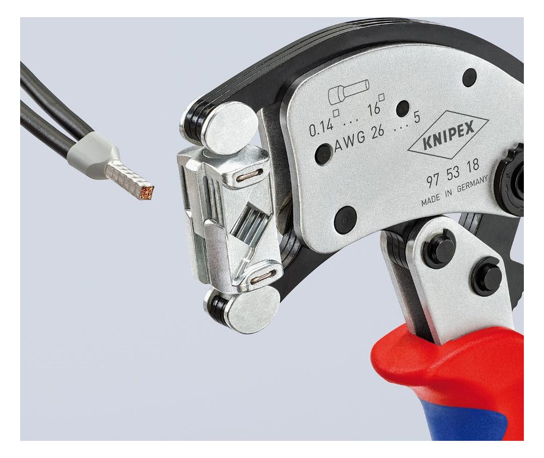 KNIPEX Aderendhülsen-Crimpzange