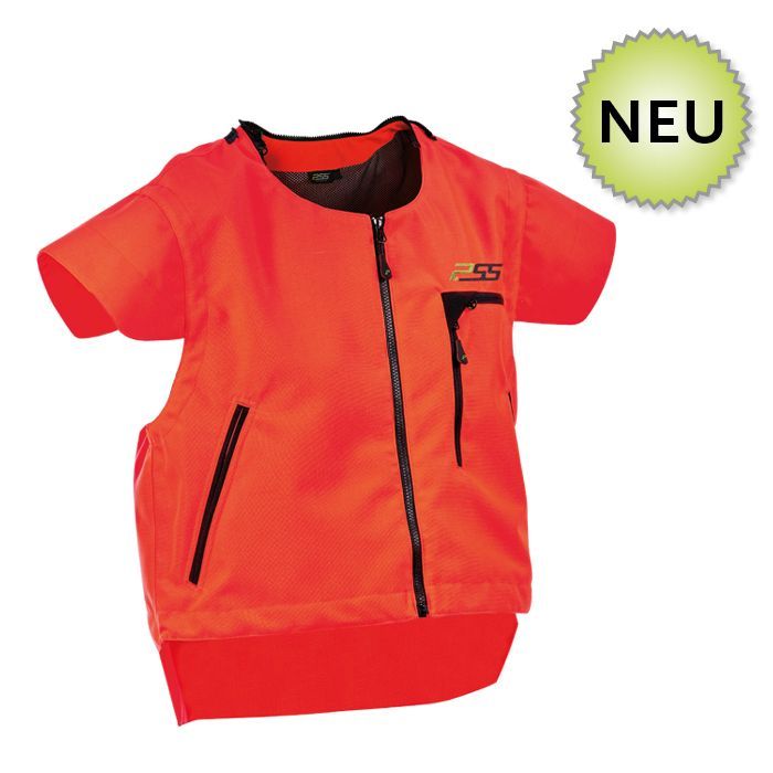PSS Corduraweste für Lodenjacke neonrot - Gr. 2XL