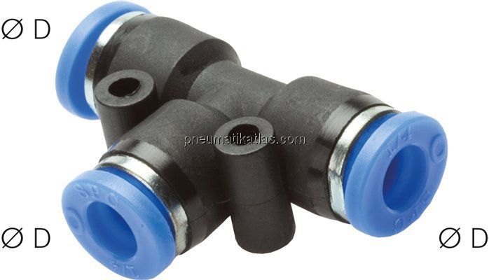 T-Steckanschluss 1/8" (3,17 mm), IQS-Inch