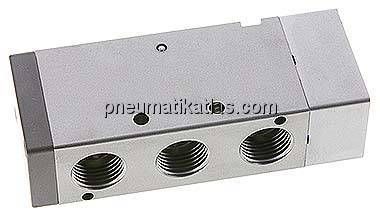 5/2-Wege Pneumatikventil, Federrückstellung, G 1/2" (Pilot G 1/8")