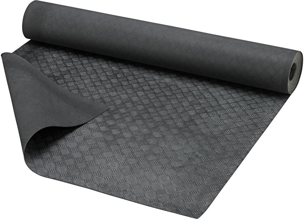 Hammerschlagmatte PRO, NR/SBR, schwarz, 3mm, 1400mm 10m FORTIS